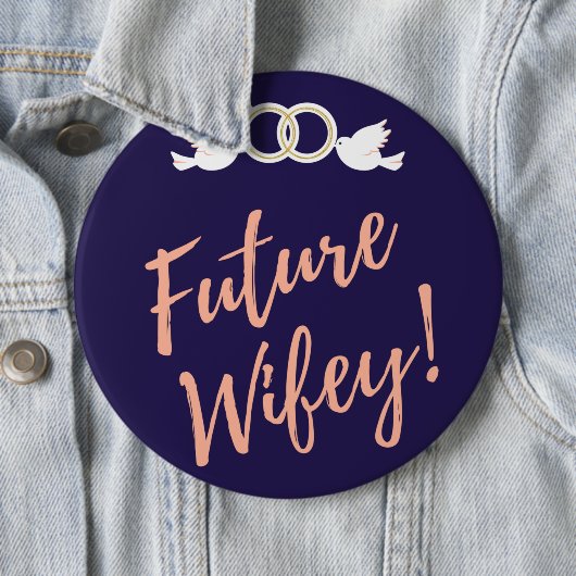 Future Wifey Love Birds Button (Beispiel)
