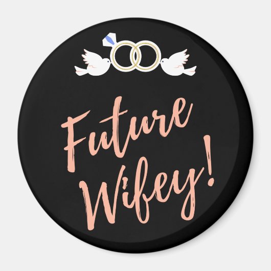 Future Wifey Love Birds Magnet (Vorne)