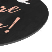 Future Wifey Love Birds Schneidebrett (Ecke)