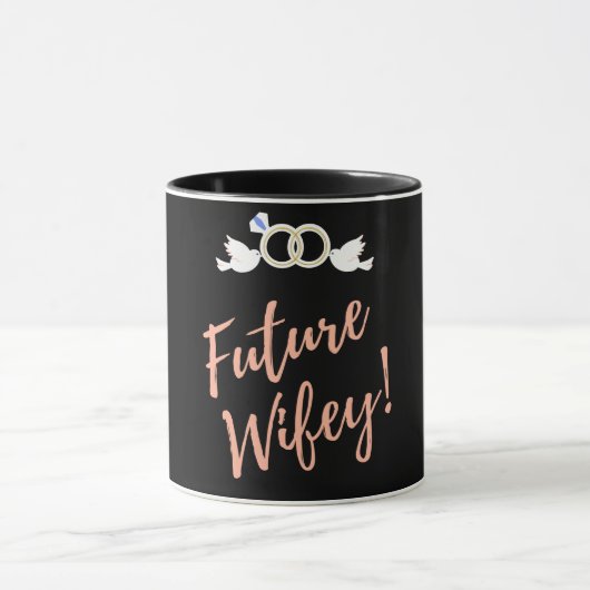 Future Wifey Love Birds Tasse (Zentrum)