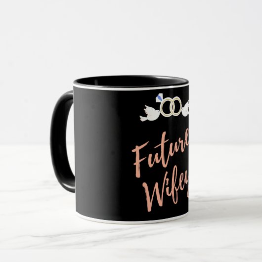 Future Wifey Love Birds Tasse (Vorderseite Links)