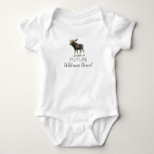 Future Wilderness Nomad Moose Baby Strampler (Vorderseite)