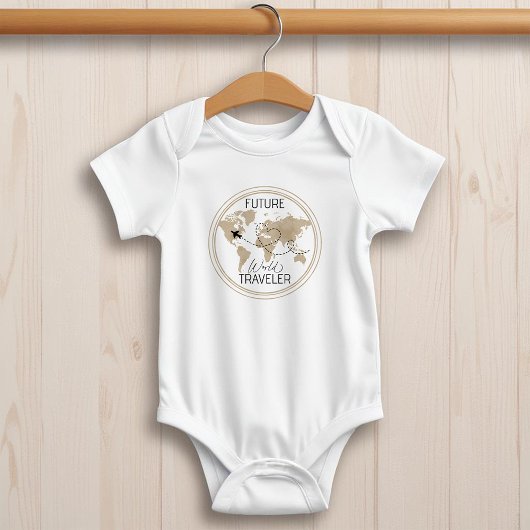 Future World Traveller Baby Bodysuit Strampler