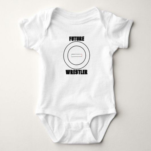 Future Wrestler Baby Jersey Strampler (Vorderseite)