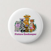 Future Zookeeper Girl Button (Vorderseite)