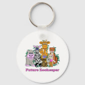 Future Zookeeper Girl Schlüsselanhänger (Vorderseite)
