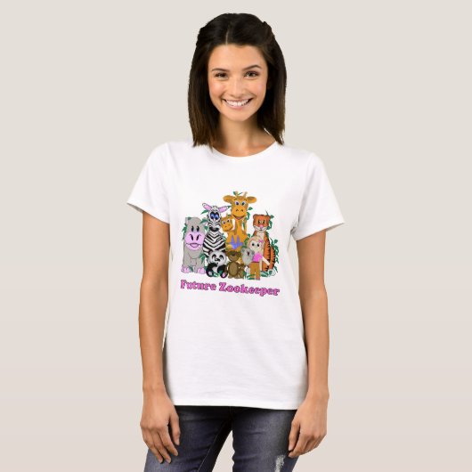 Future Zookeeper Girl T-Shirt (Vorne ganz)