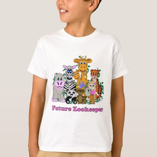 Future Zookeeper Girl T-Shirt (Vorderseite)