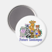 Future Zookeeper Magnet (Vorderseite/Rückseite)