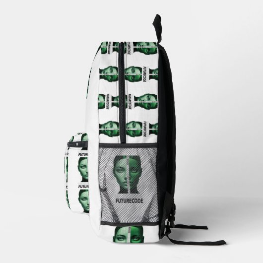 FUTURECODE  BEDRUCKTER RUCKSACK (Rechts)