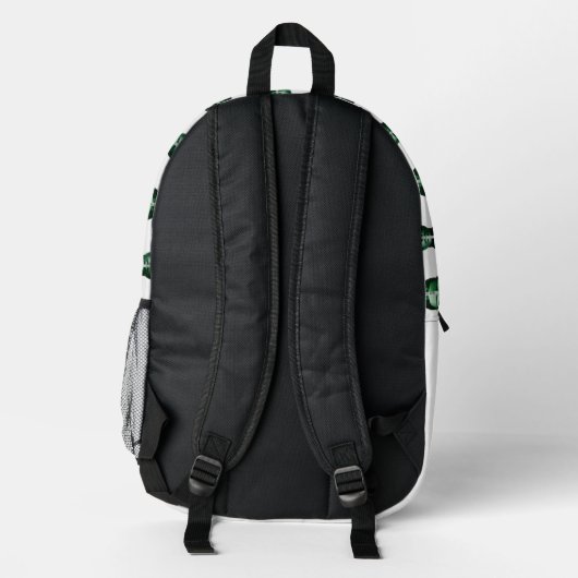 FUTURECODE  BEDRUCKTER RUCKSACK (Rückseite)