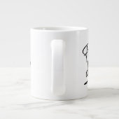 Futured Doctor Personalisiert Checkered Jumbo-Tasse (Rückseite)