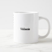 Futured Doctor Personalisiert Checkered Jumbo-Tasse (Rechts)
