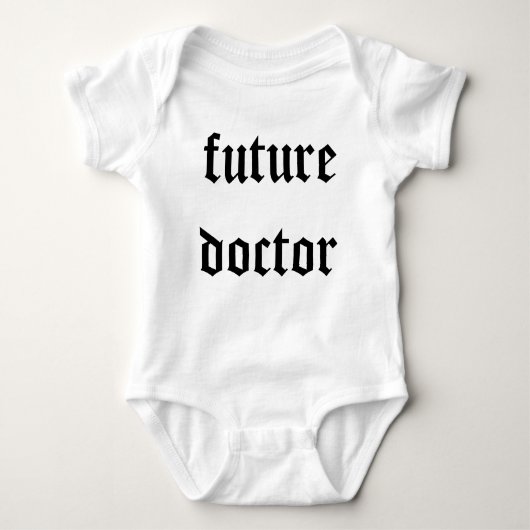 futuredoctor baby strampler (Vorderseite)