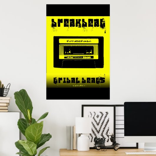 Futurefunk-Stammesrübe Poster (Heimbüro)