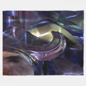 FUTUREISTIC ART Fleece Blanket (Vorderseite (Horizontal))