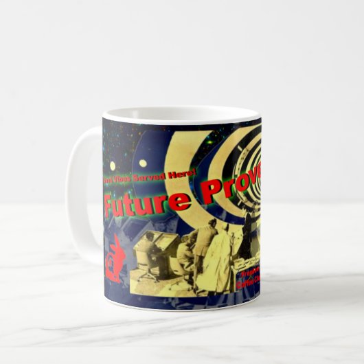 FutureProvesPast Kaffeetasse (Vorderseite Links)