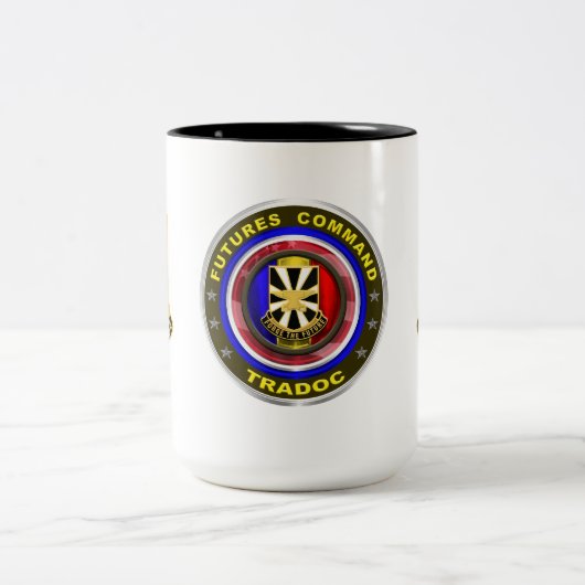 Futures Command TRADOC Zweifarbige Tasse (Mittel)