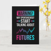 Futures Trading Stock Market Karte (Gelbe Blume)