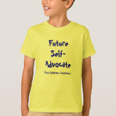 FutureSelf-Anwalt, Down-Syndrom Bewusstsein T-Shirt (Vorderseite)