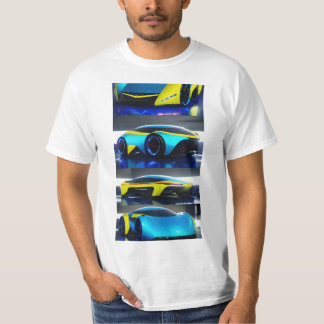 Futurismo Drive: Ultra-Sci-Fi-Auto entfesselt T-Shirt