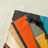 Futurismus Abstrakt Geometric Strandtuch (Beispiel)