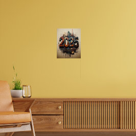 Futurist Decor Poster