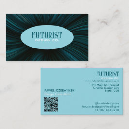 Futurist Design Business Card Visitenkarte