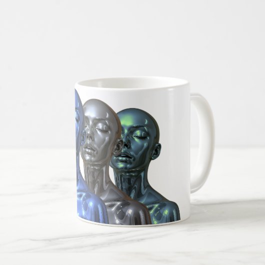 Futurist Queens Kaffeetasse (VorderseiteRechts)