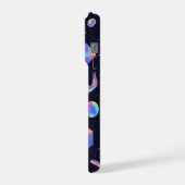 Futuristic 3D Holographic Geometric Phone Case iPhone Hülle (Linke Seite)
