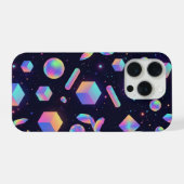 Futuristic 3D Holographic Geometric Phone Case iPhone Hülle (Rückseite (Horizontal))