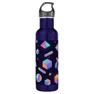 Futuristic 3D Holographic Space Water Bottle Edelstahlflasche