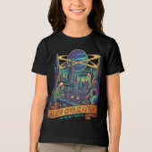 Futuristic Alien Civilization Cosmic Explore Kids' Tri-Blend Shirt (Vorderseite)