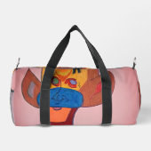 Futuristic Animal Art Small Duffel Bag Duffle Bag (Rückseite)