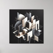 Futuristic Architectural Construct Leinwanddruck (Vorderseite)