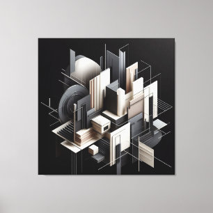 Futuristic Architectural Construct Leinwanddruck