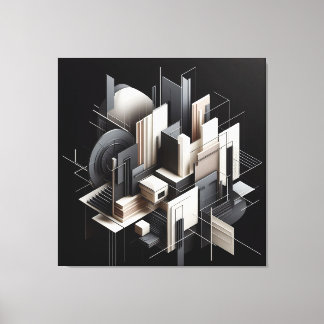 Futuristic Architectural Construct Leinwanddruck