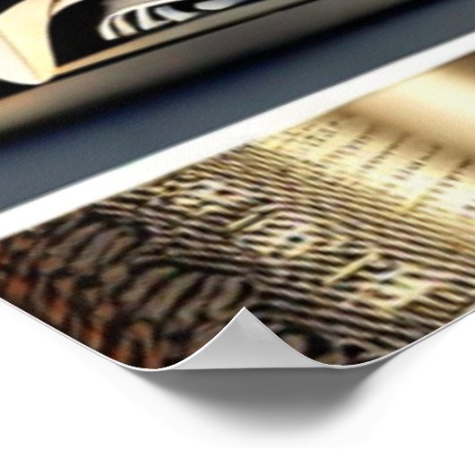 Futuristic Archway Poster (Ecke)