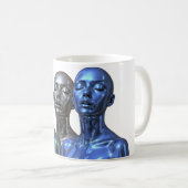 Futuristic Beauty Trio Kaffeetasse (VorderseiteRechts)