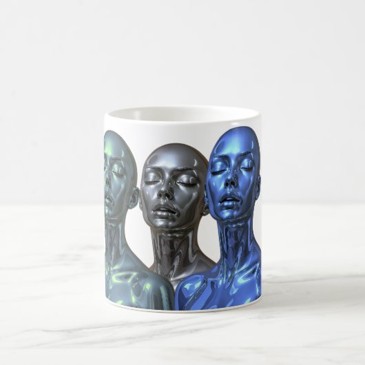 Futuristic Beauty Trio Kaffeetasse (Mittel)