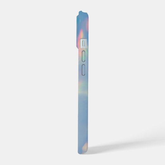 Futuristic Blue Chrome iPhone 14 Pro Max Cover 15 Hülle (Linke Seite)