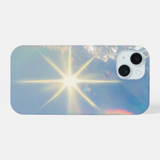 Futuristic Blue Chrome iPhone 14 Pro Max Cover 15 Hülle (Rückseite (Horizontal))