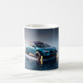 Futuristic Car Kaffeetasse (Mittel)