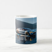 Futuristic Car Kaffeetasse (Mittel)