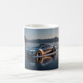 Futuristic Car Kaffeetasse (Mittel)