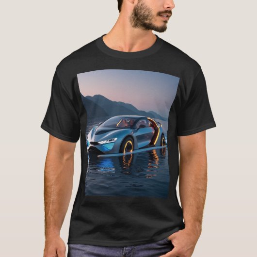 Futuristic Car T-Shirt (Vorderseite)