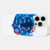 Futuristic Cyber HUD Case – Digital Tech Interface (Rückseite (Horizontal))