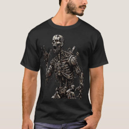 Futuristic Cyborg in Detail T-Shirt
