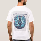 Futuristic DJ Lab Tee – Science Meets Sound (Rückseite)