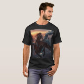 Futuristic Dragon Knight Artwork T-Shirt (Vorne ganz)